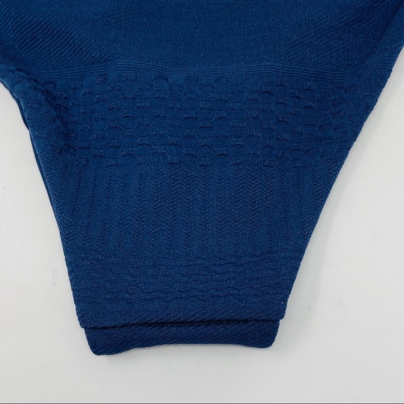 TAVIK Ali Textured Navy Blue Bikini Bottom Large - Picture 8 of 16